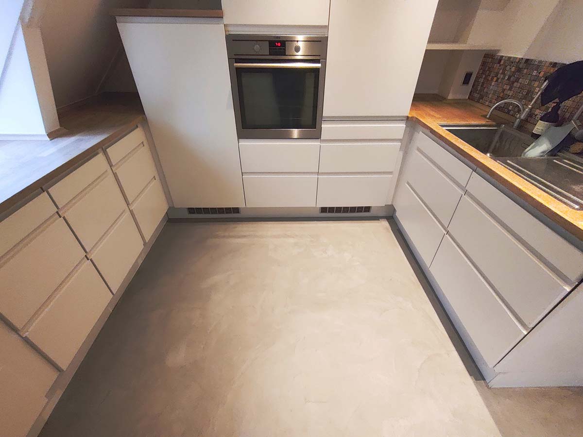 Microcement i Køkken Microcement i Køkken