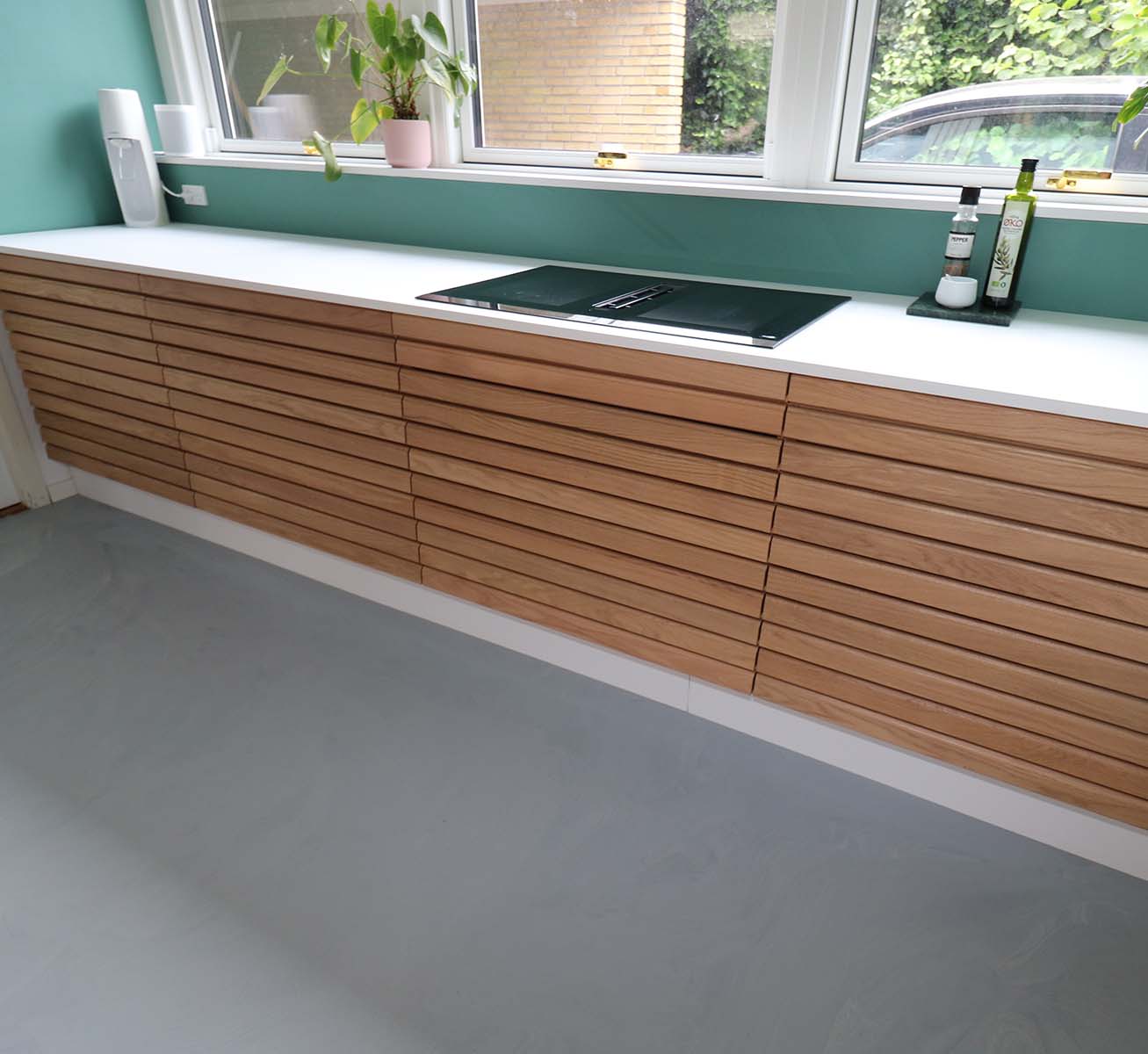 PUR gulv i køkken PUR gulv i køkken