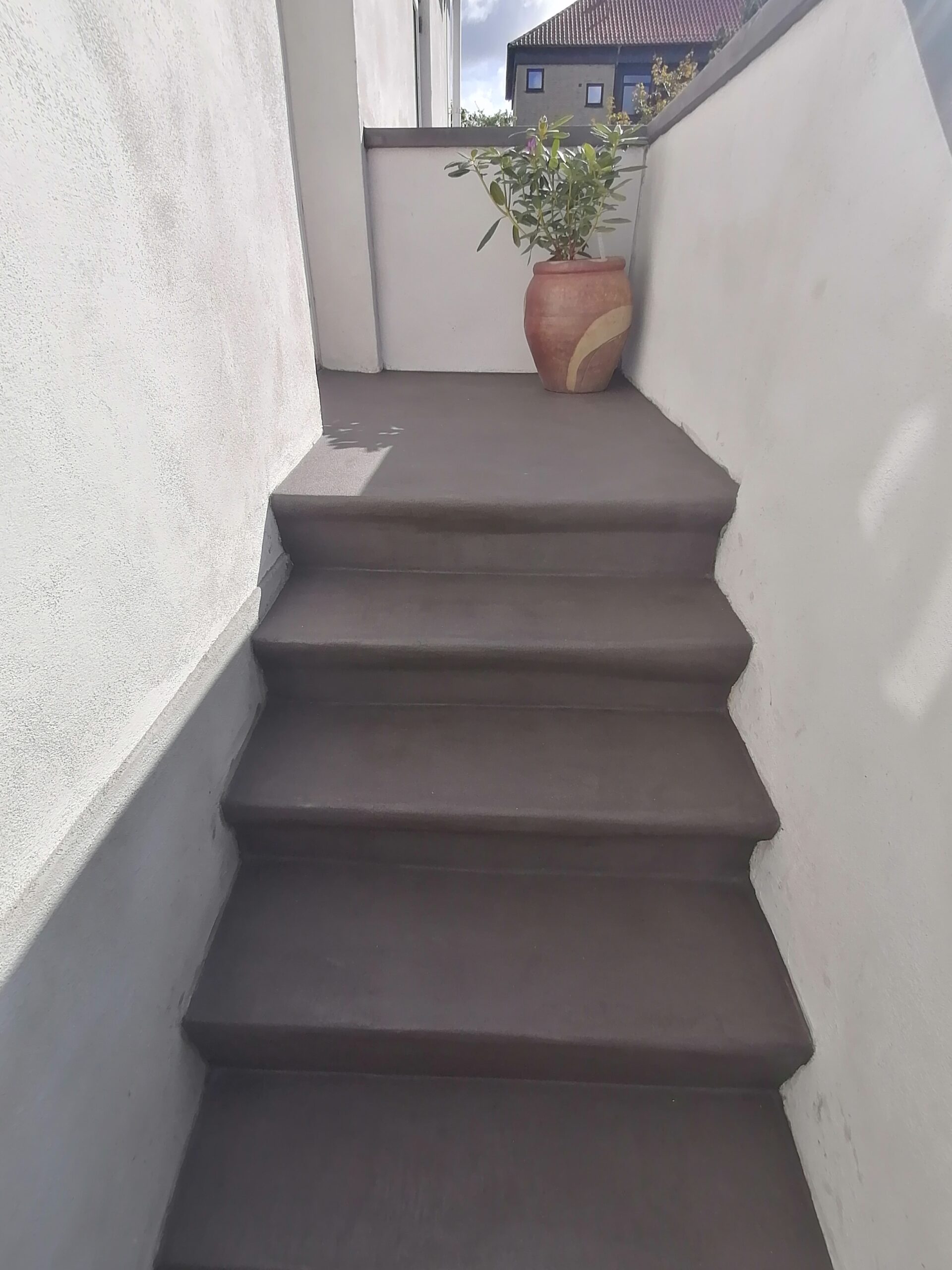 Flot trappe i microcement