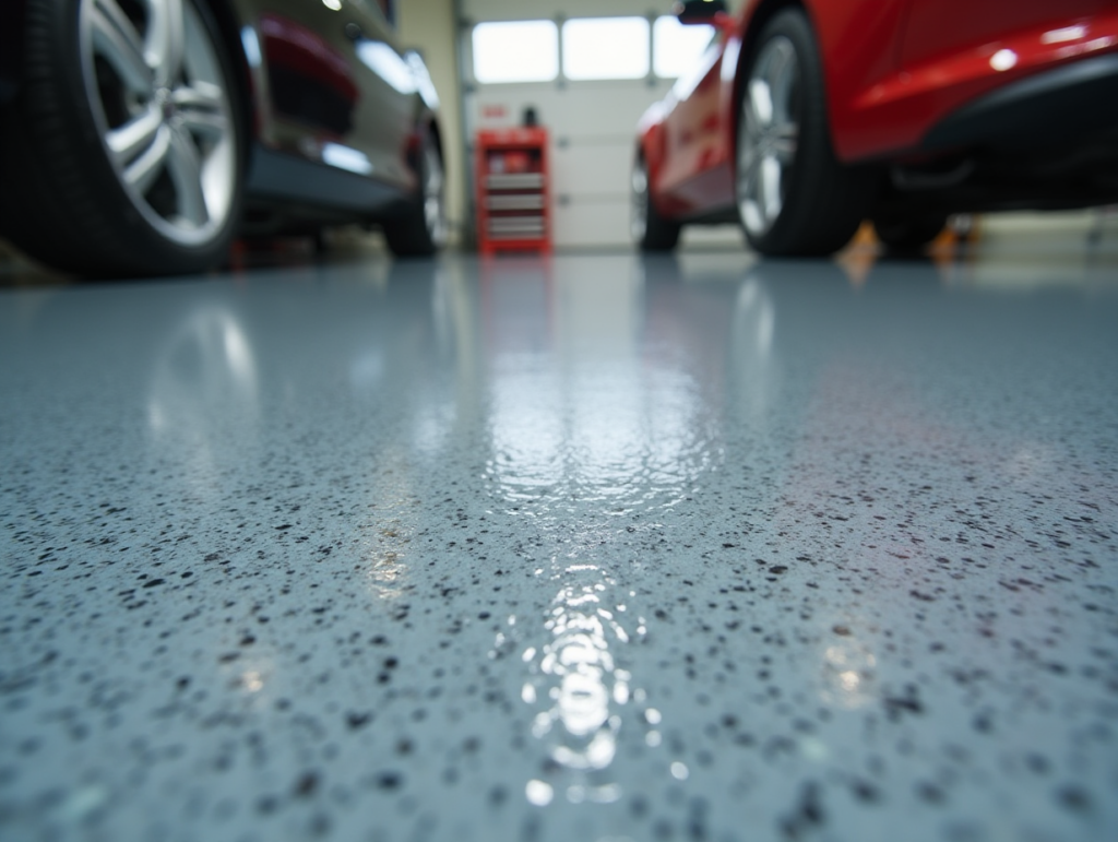 Epoxygulv i garage